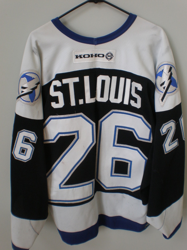 MARTIN ST. LOUIS  Tampa Bay Lightning 2004 Home CCM Throwback NHL Hockey  Jersey