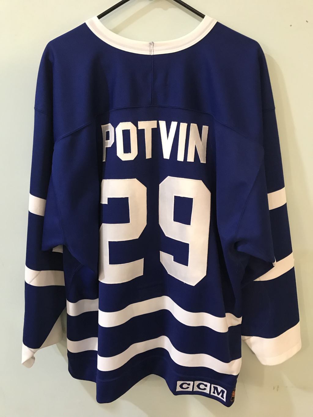 FELIX POTVIN game worn used jersey Boston Bruins