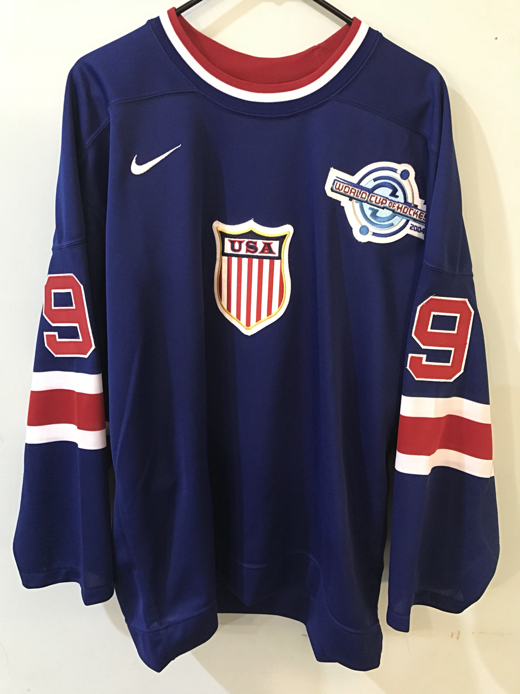 MIKE MODANO 2002 USA Nike Olympic Throwback Hockey Jersey - Custom