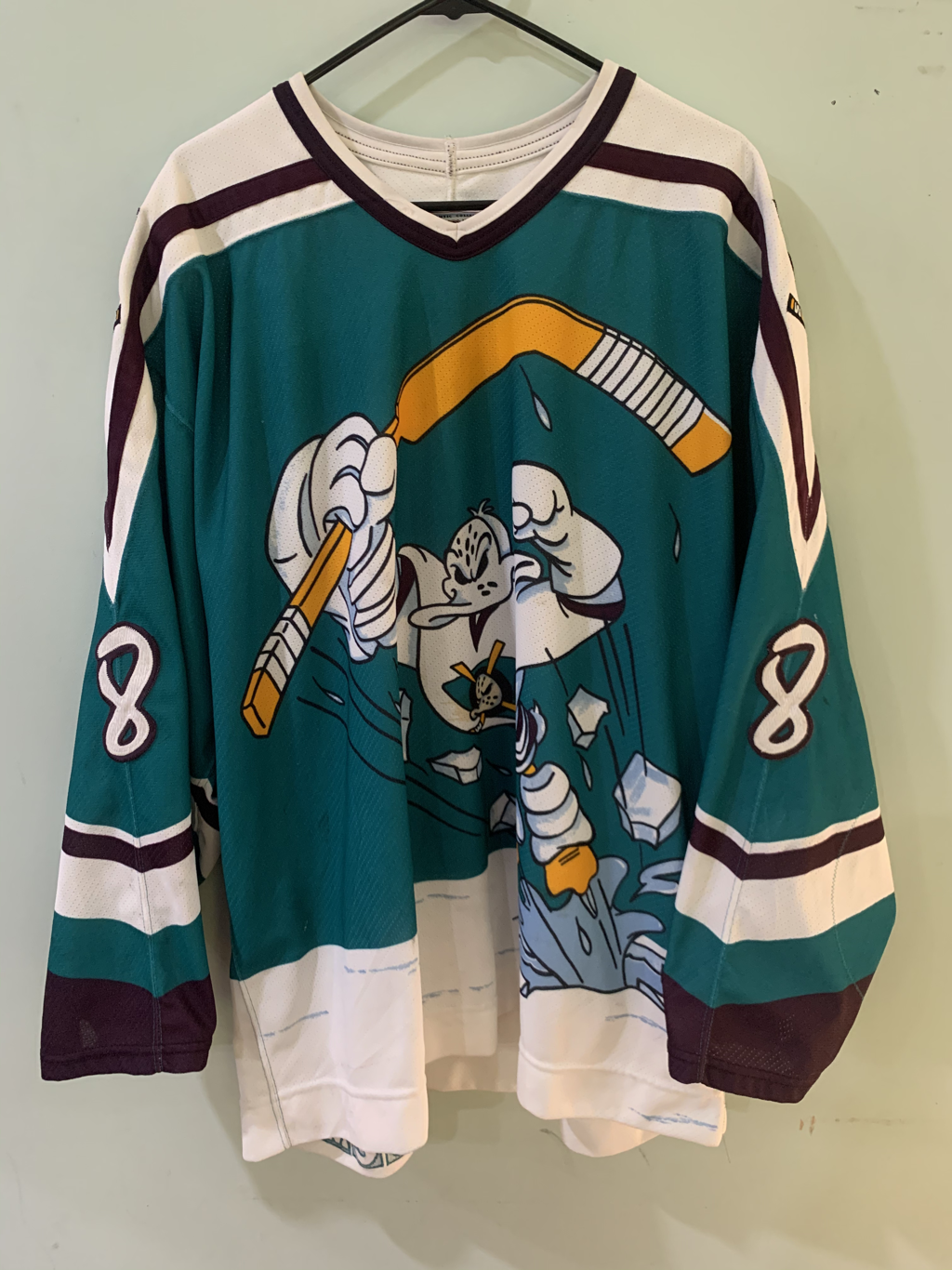 1995-96 Brett Lindros New York Islanders Game Worn Jersey