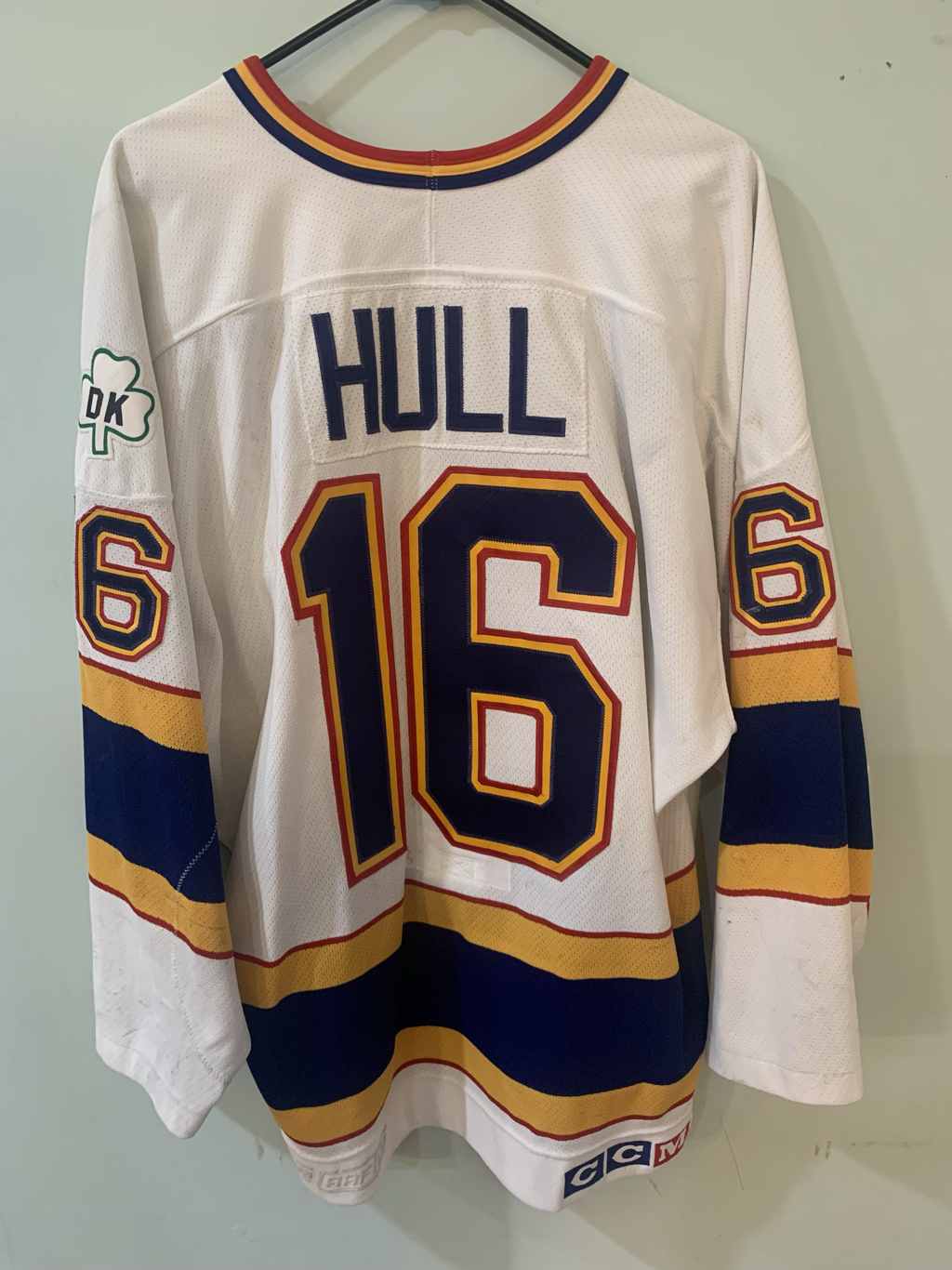 1990 Brett Hull NHL All Star Game Worn Jersey – “1990 NHL All Star - Photo  Match – Brett Hull Letter